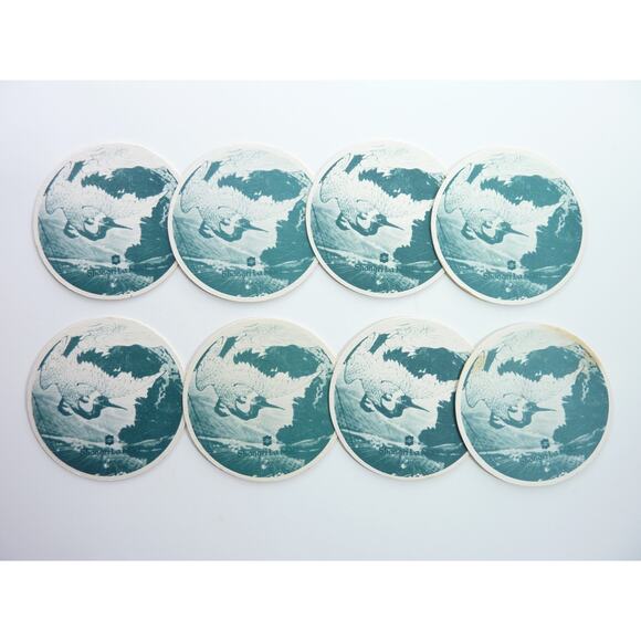 Vintage Shangri La Hotel Singapore Coasters Set Coffee Bar Styling, - Picture 2 of 4